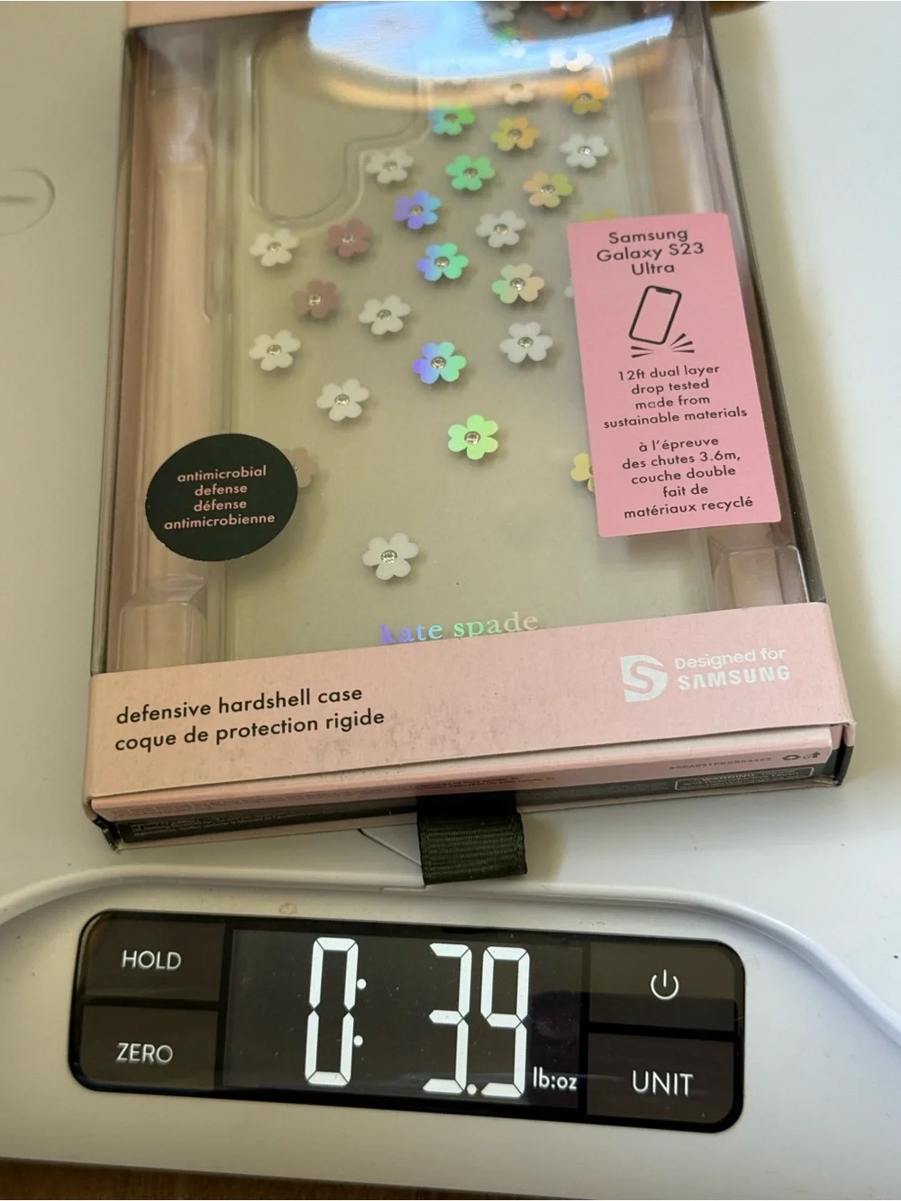 New Kate Spade New York Samsung Galaxy S23 Ultra Case Iridescent Flowers
